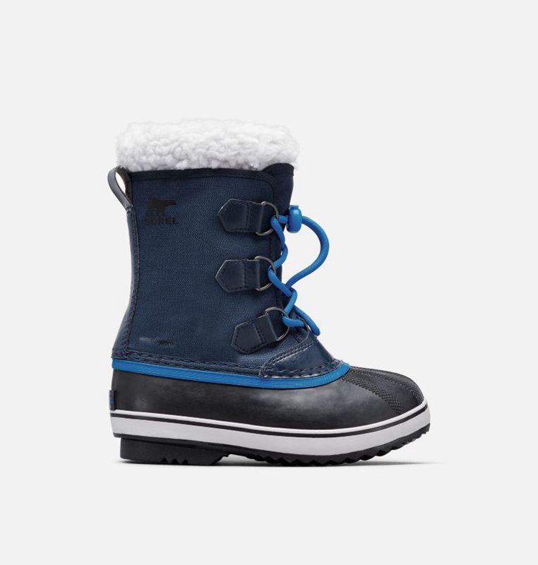 Kids Snow Boots Navy/Blue - Sorel Youth Yoot Pac™ Nylon - 972680-IFT